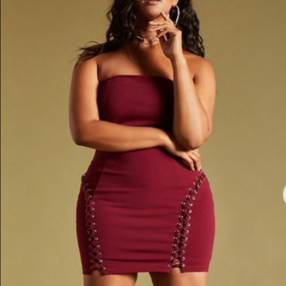 Forever 21 Plus lace-up dress❤️